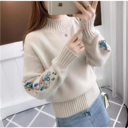 Women's Loose Batwing Sleeve Knit Sweater
