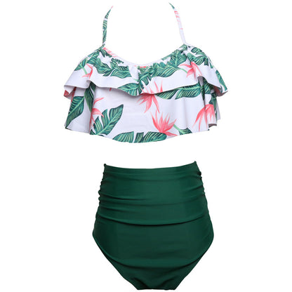 High-Waisted Swimwear Bikini Set For Women