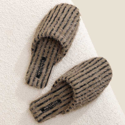 Fuzzy Plush Warm No-Slip Home Slippers