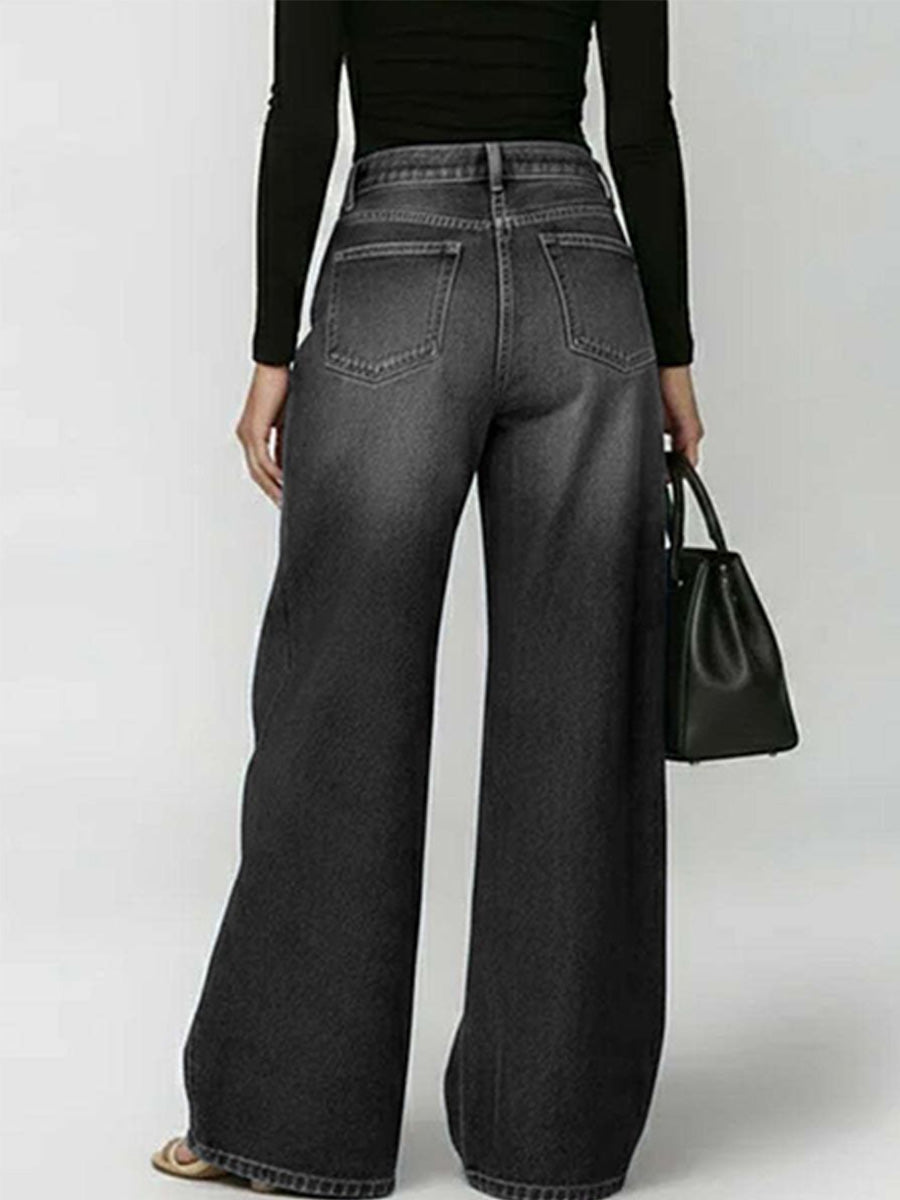 Lana Metal-Eyelet Jeans