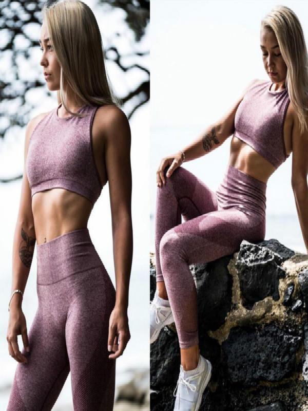 New Women'S Hollow Breathable Yoga Exercise Suit