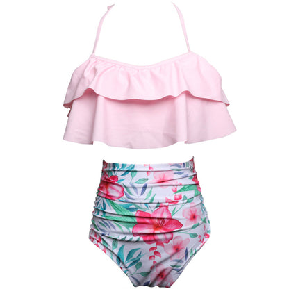 High-Waisted Swimwear Bikini Set For Women