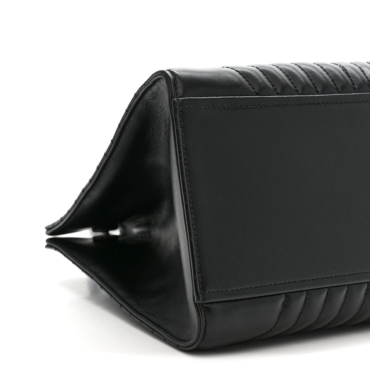 Soft Calfskin Impunture Diagramme Tote Black