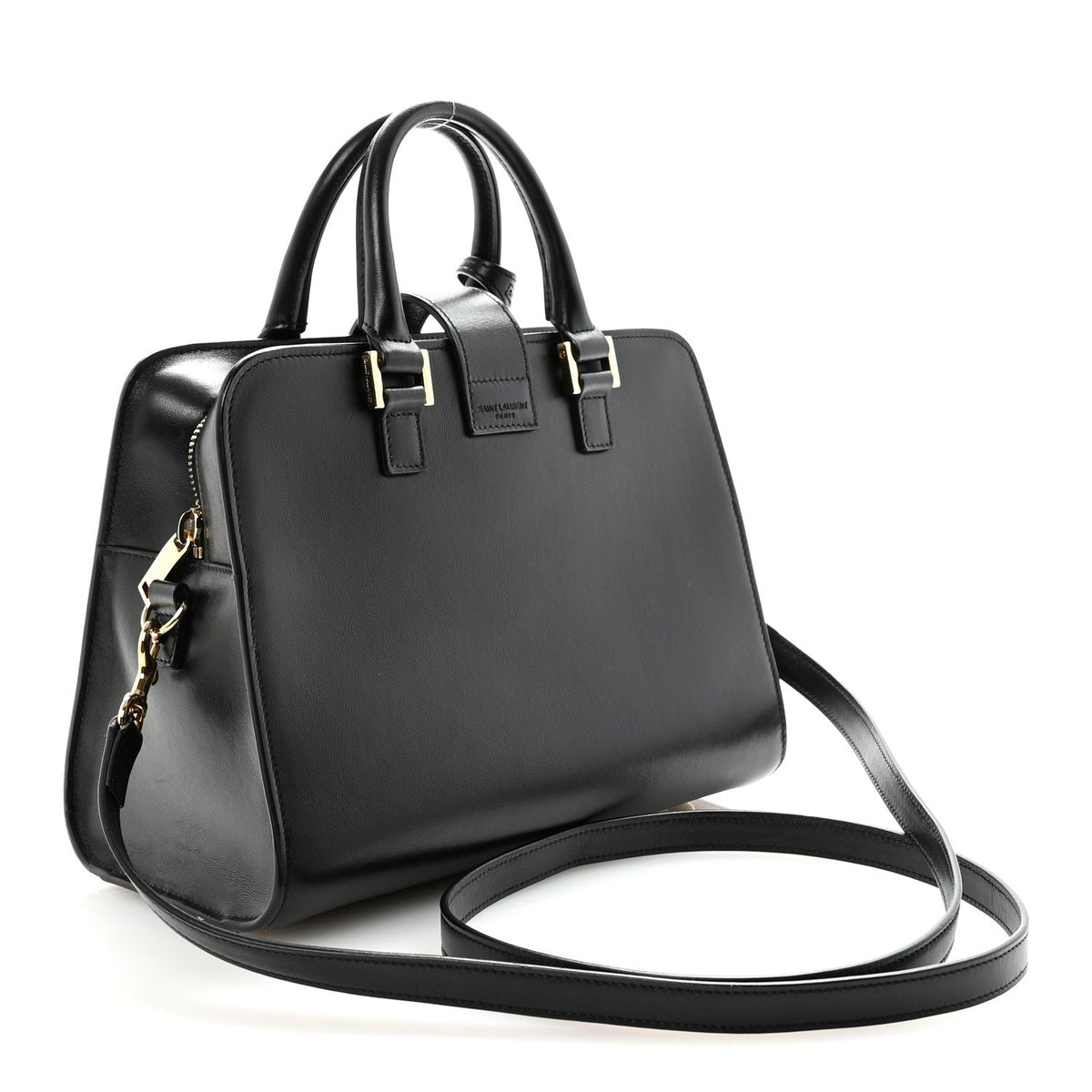 Calfskin Monogram Baby Cabas Black