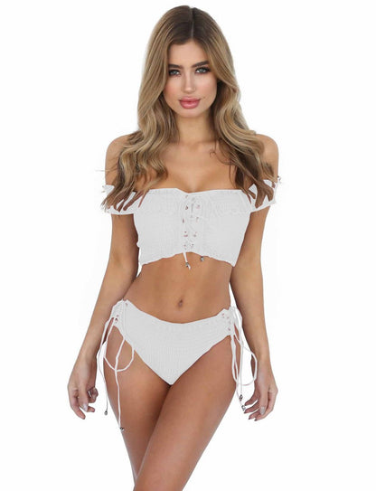 Summer New Sexy Cross Strap Two-Piece Bikini