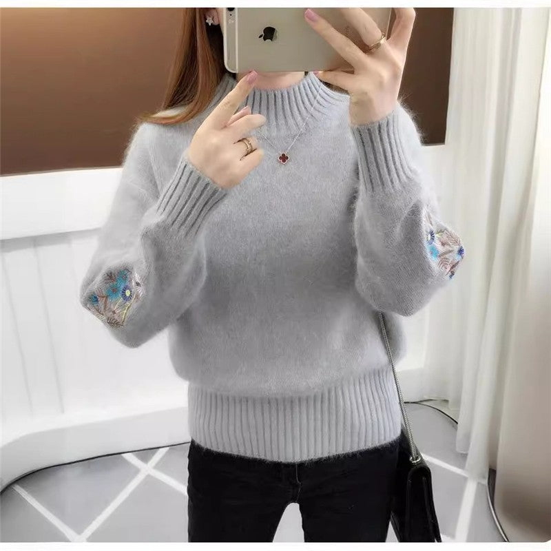 Women's Loose Batwing Sleeve Knit Sweater