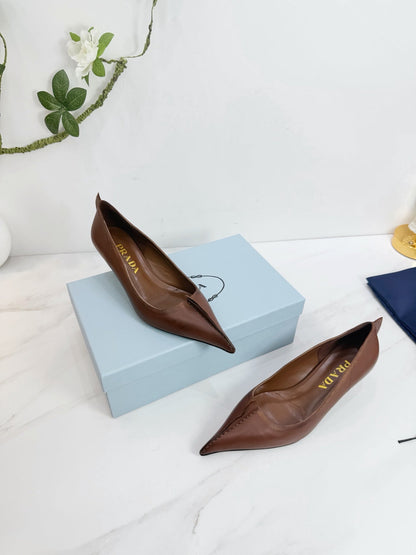 PRA 26SS Pump 55 Brown Cowhide 592416