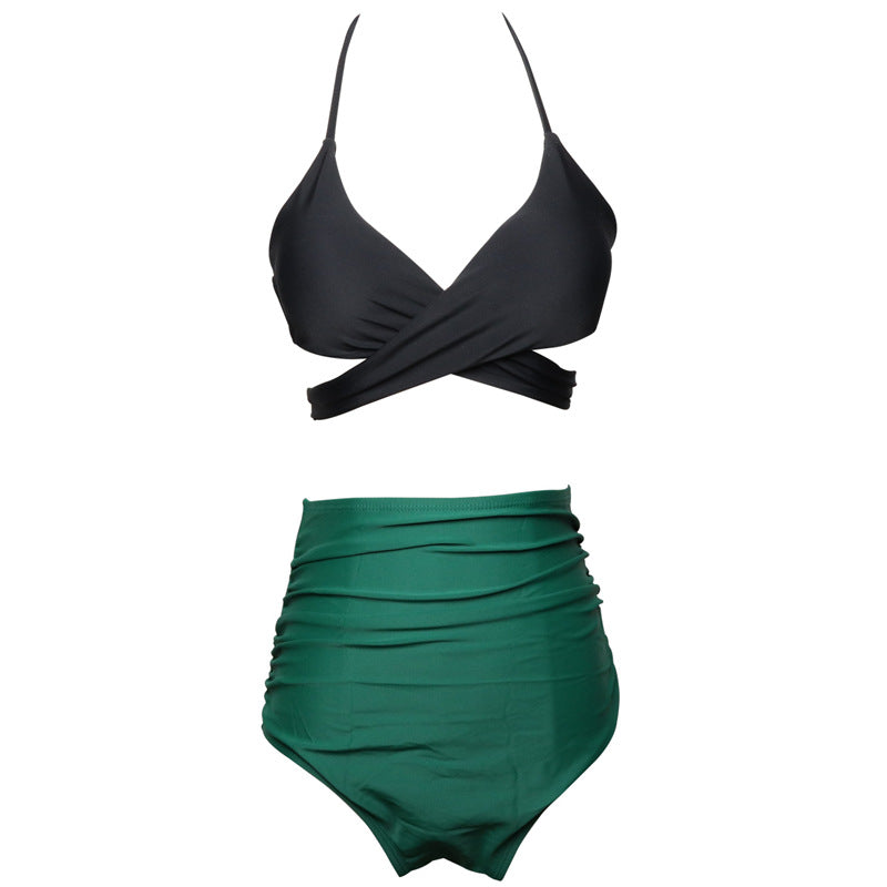 High-Waisted Swimwear Bikini Set For Women