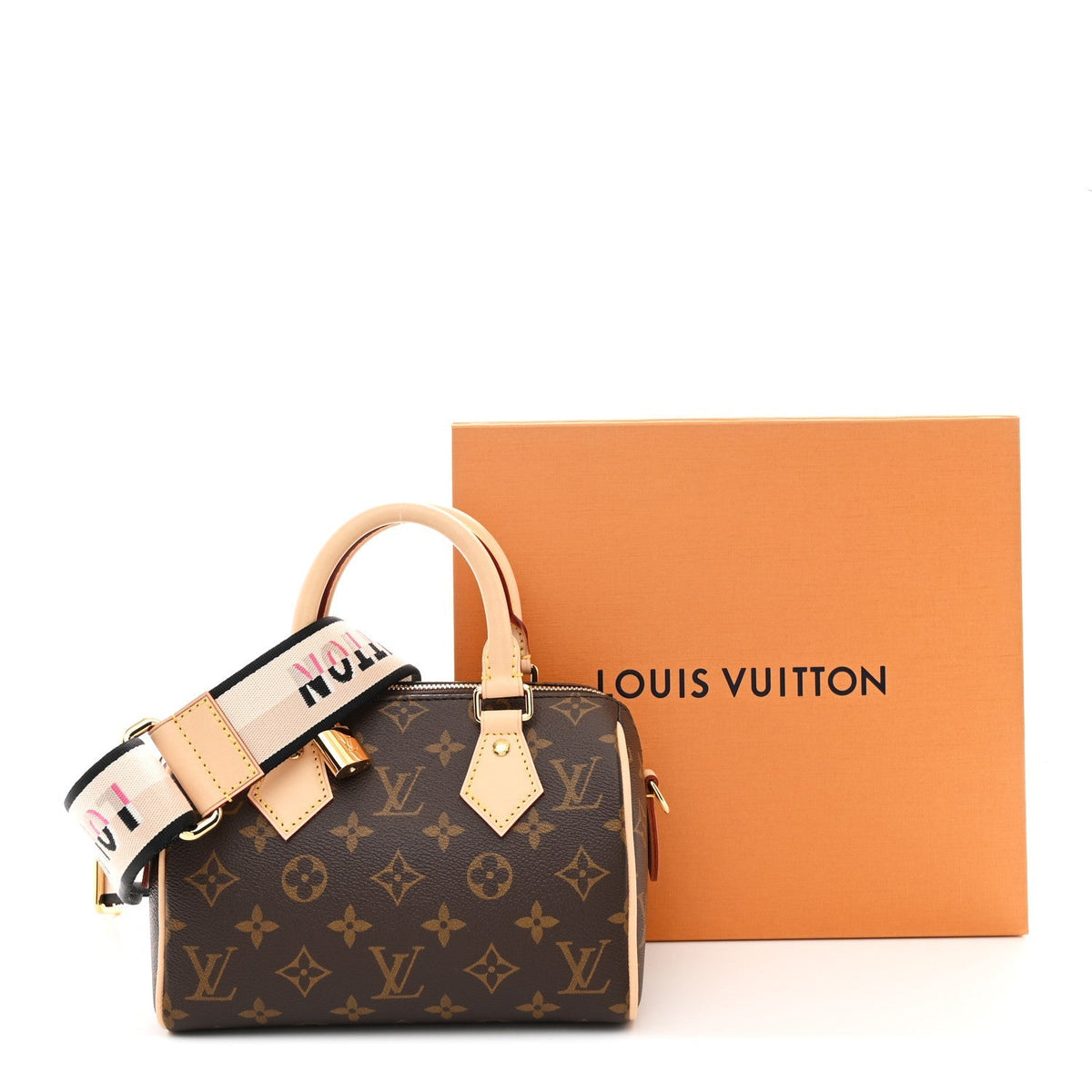 Monogram Speedy Bandouliere 20 Black