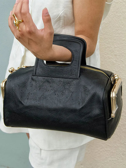 Salma Vintage Distressed Soft Leather Handbag