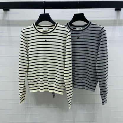Celine 25 Striped Sweater Wool 296263