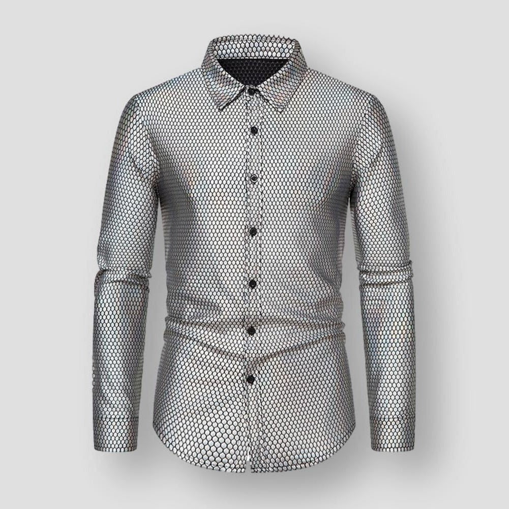 North Royal Metallic Slim Shirt