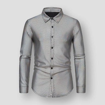 North Royal Metallic Slim Shirt
