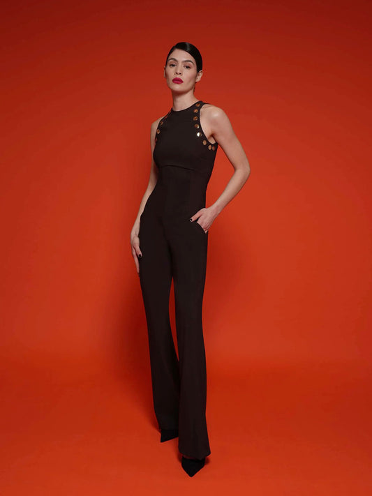 Thalia Jumpsuit In Black