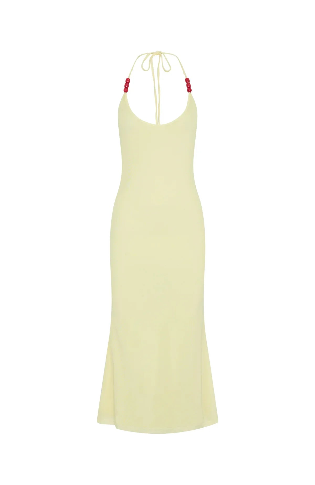 Tropic Like It's Hot Midi Dress Lemon