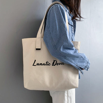 Simple Student Cloth Shoulder Bag