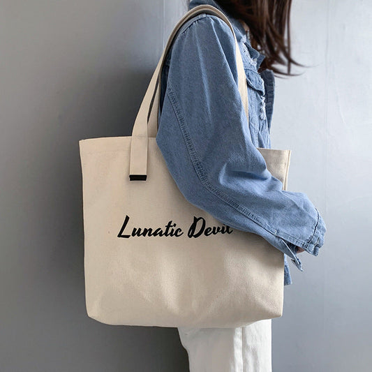 Simple Student Cloth Shoulder Bag