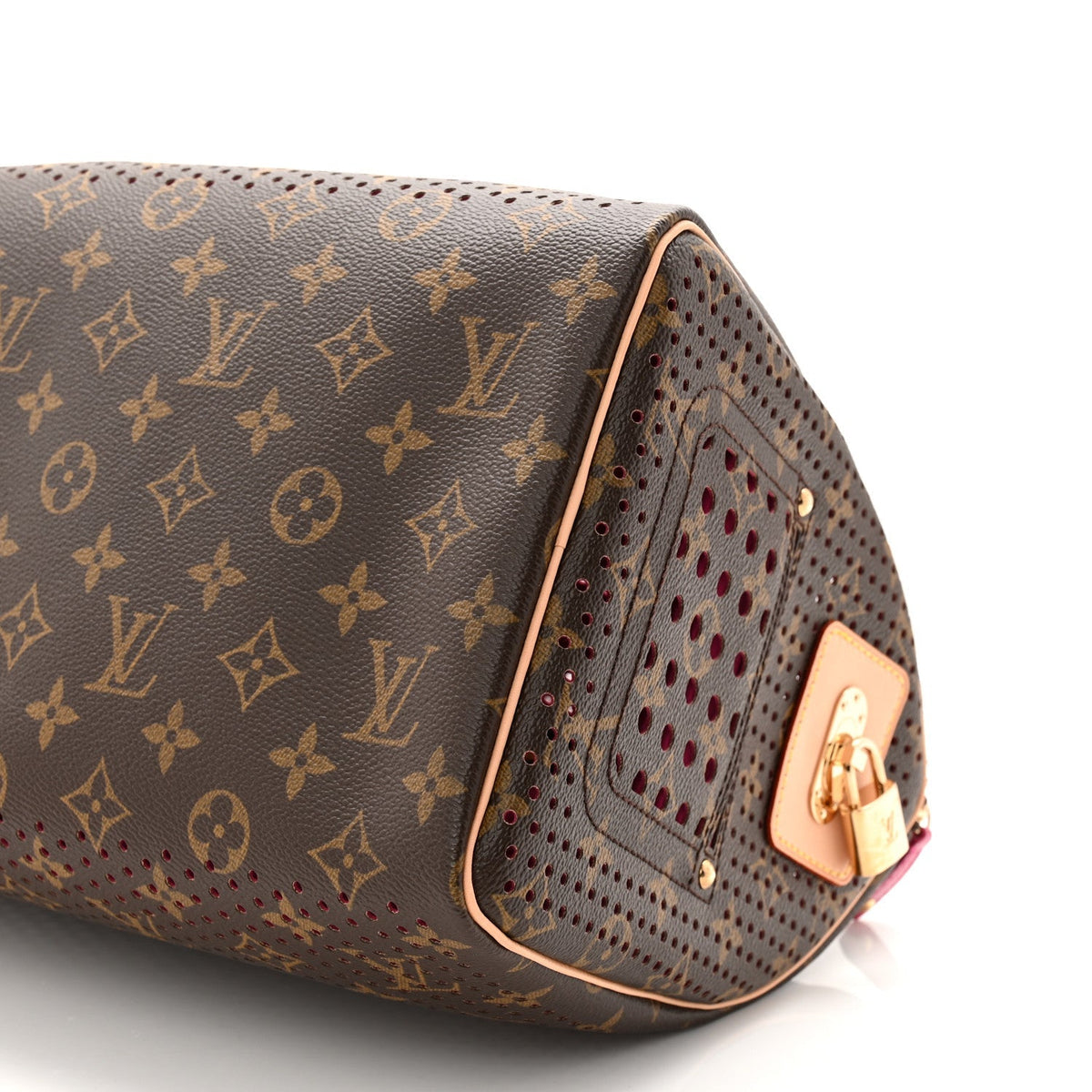 Monogram Perforated Speedy 30 Fuchsia