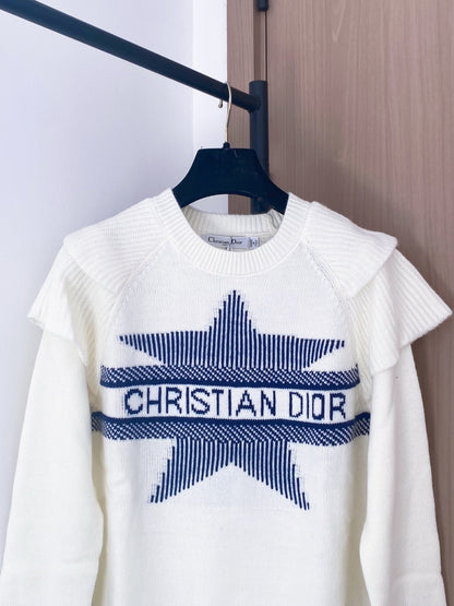 Dior 2025 Long-Sleeve Shirt with Logo Pattern Wool