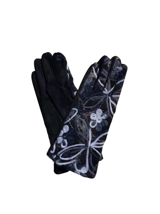 Gloving - Boho Embroidered Warm Outdoor Gloves