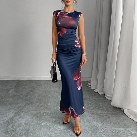 Slim Fit Sleeveless Bodycon Long Dress