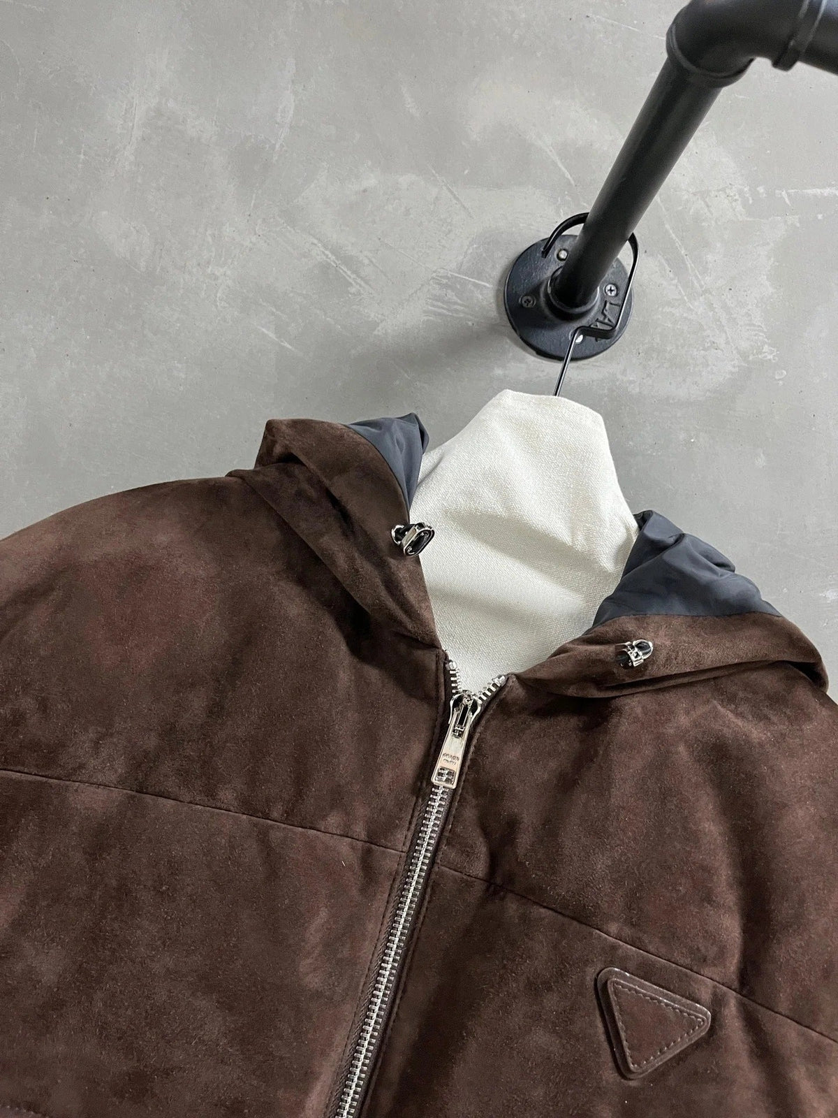 PRADA 25S SUEDE DOWN VEST 384
