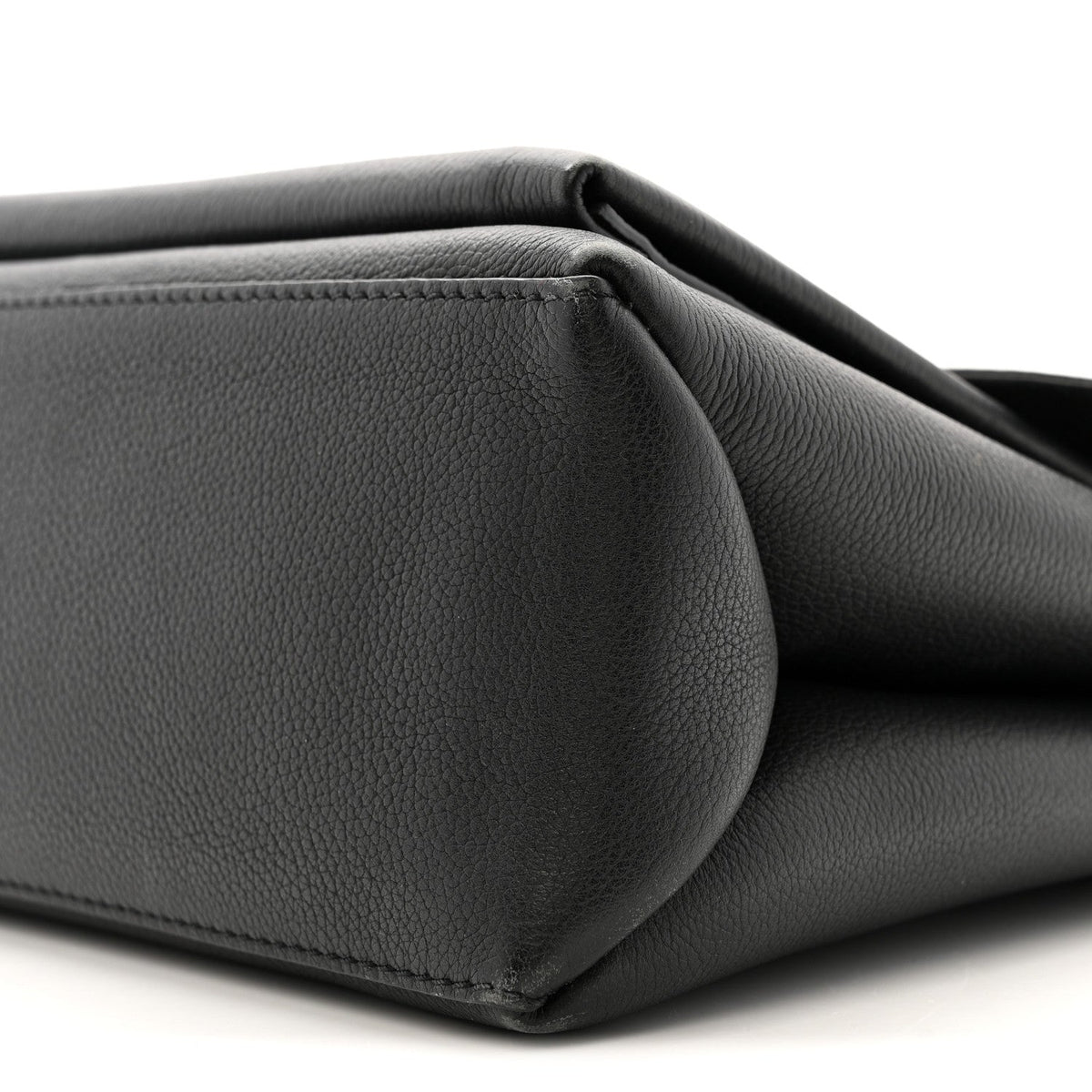 Soft Calfskin My Lockme Top Handle Black