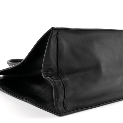 Vitello Rive Gauche Large Tote Black