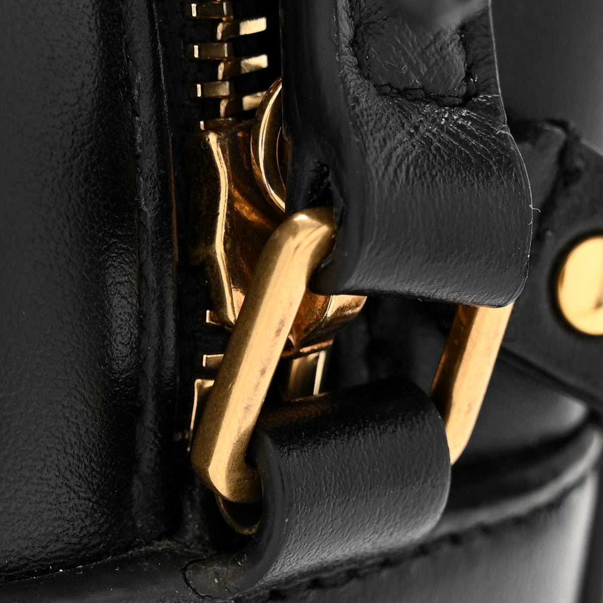 Calfskin Matelasse Monogram Lou Camera Bag Black