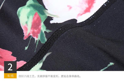 Printing Quick-Drying Yoga Pants Sports Leggings Digital Printing Feet Length Yoga Pants