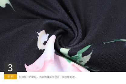 Printing Quick-Drying Yoga Pants Sports Leggings Digital Printing Feet Length Yoga Pants