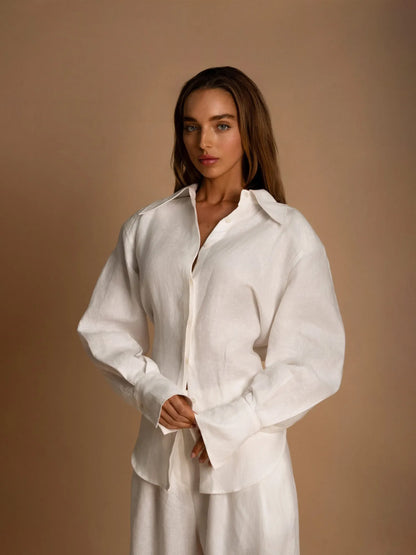 Mary Minimalist Linen Set