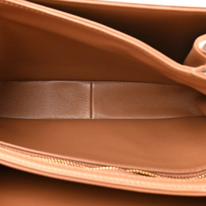 Shiny Calfskin Medium Triomphe Bronze