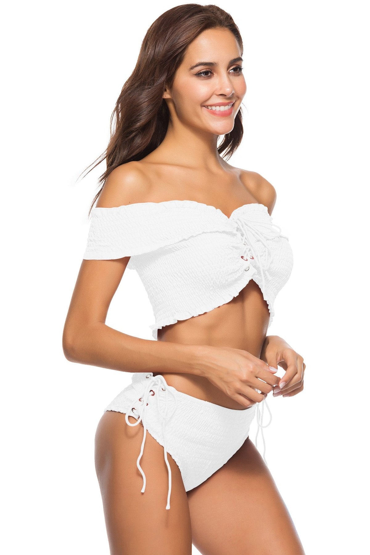 Summer New Sexy Cross Strap Two-Piece Bikini