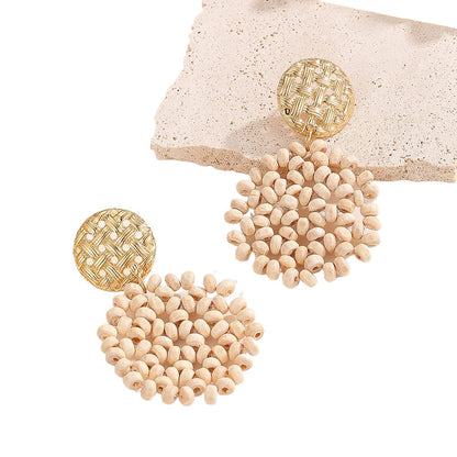 Earwish - Bamboo Bead Earrings - Sweet and Colorful