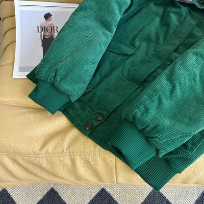 MIUMIU VELVET PADDED JACKET STYLE 472