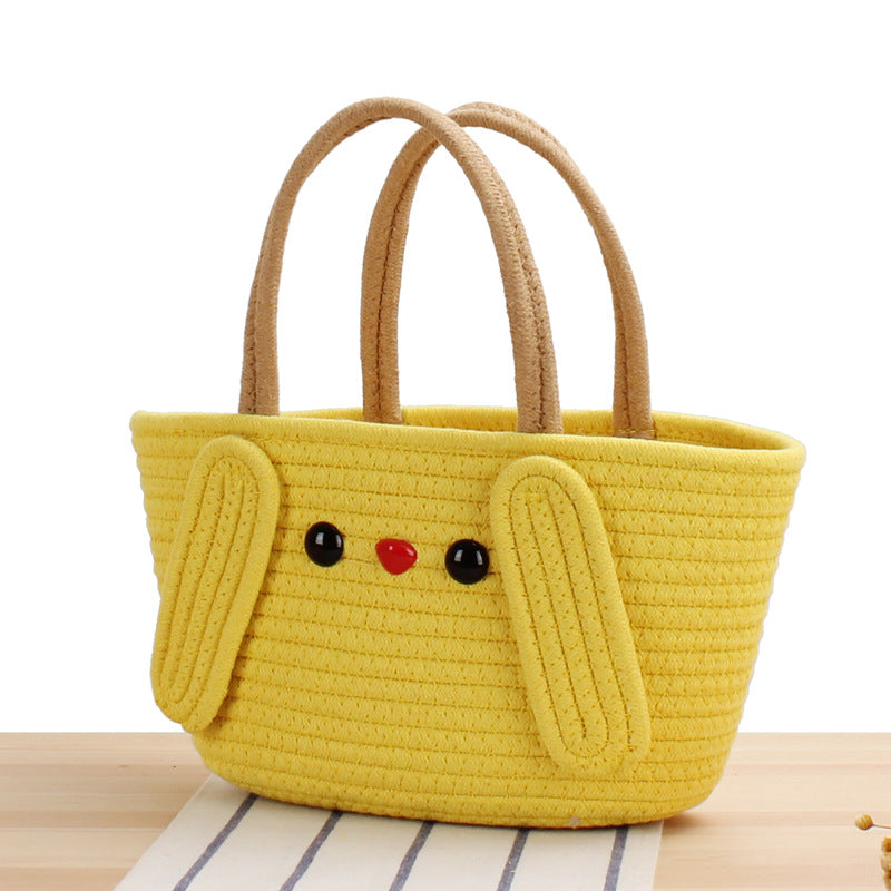 Crochet Market Bag Cartoon Cute Bag