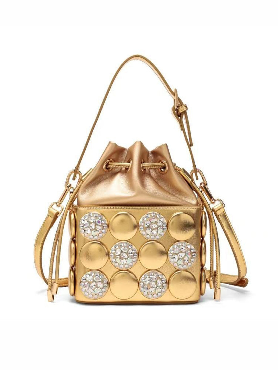 Persephone Retro-Button Cylindrical Bag