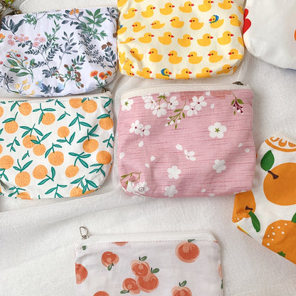 Cosbai - Canvas Printed Coin Purse