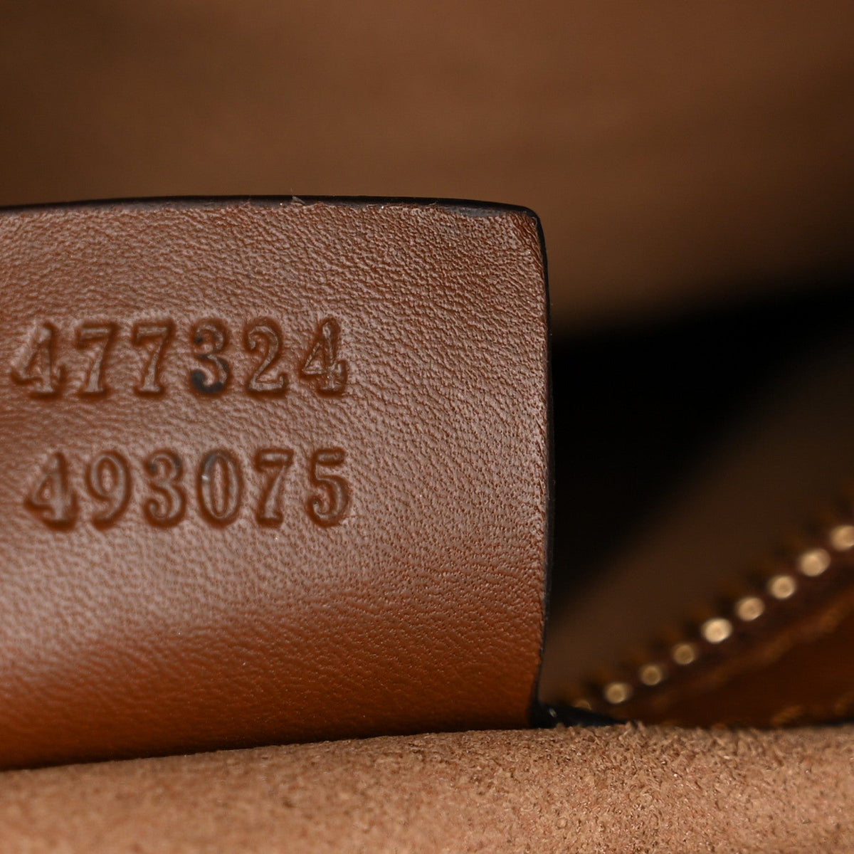 GG Supreme Monogram Large Linea A Hobo Light Brown