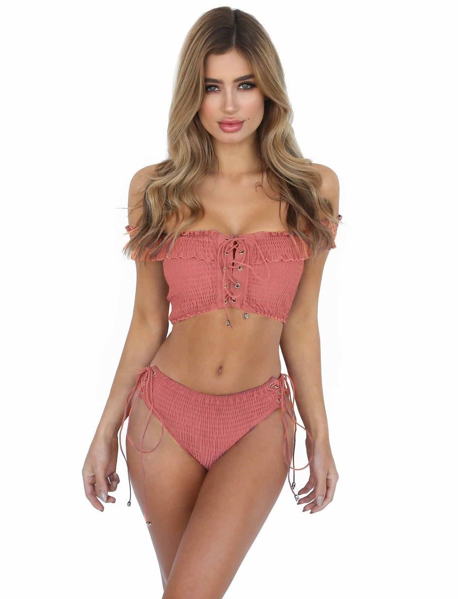Summer New Sexy Cross Strap Two-Piece Bikini