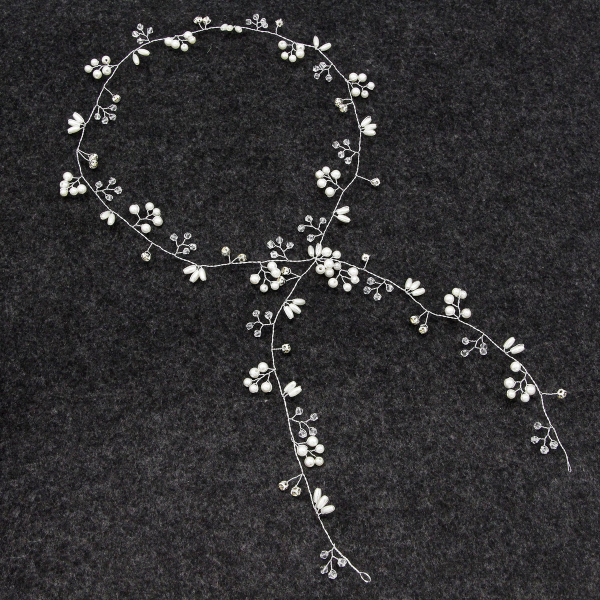Handcrafted Pearl Headband Bridal Wedding Accessory