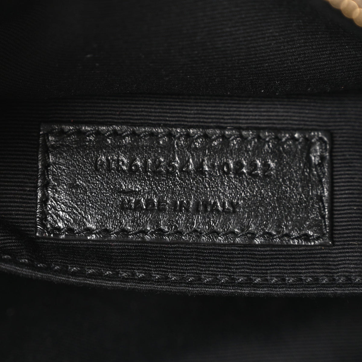 Calfskin Matelasse Monogram Lou Camera Bag Black