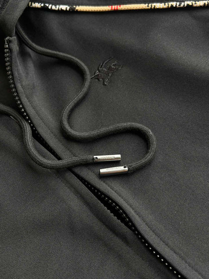 Bur 25 Hooded Suit Black Cottoon 300073