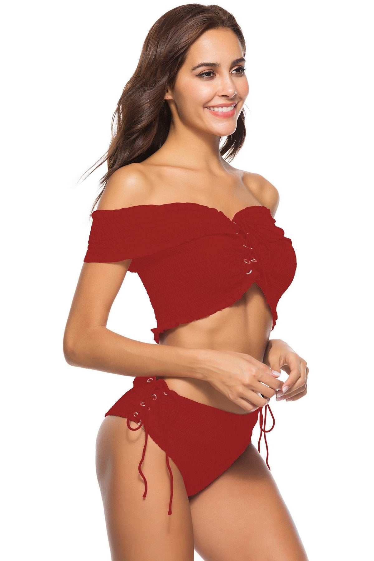 Summer New Sexy Cross Strap Two-Piece Bikini