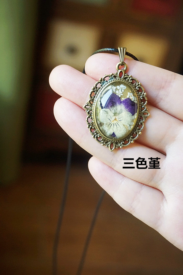 Flower-Inspired Handmade Vintage Floral Jewelry Set