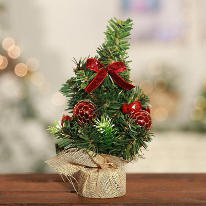 Mini Artificial Christmas Tree Christmas Desk Decoration