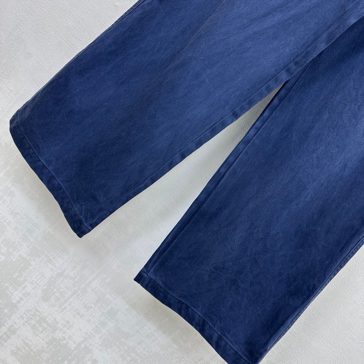 Miu Logo Jeans Dark Navy Cotton Lyocell 350212