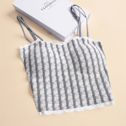 Vesty - Sweet Striped Padded Camisole
