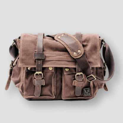 Sky Madrid Canvas Messenger Bag